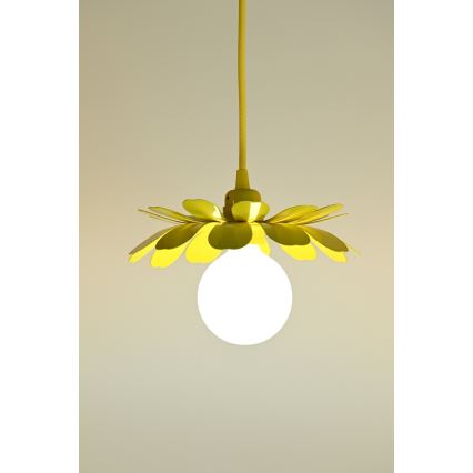 Bohemia-Design - Suspension sur câble 1xE27/60W/230V jaune