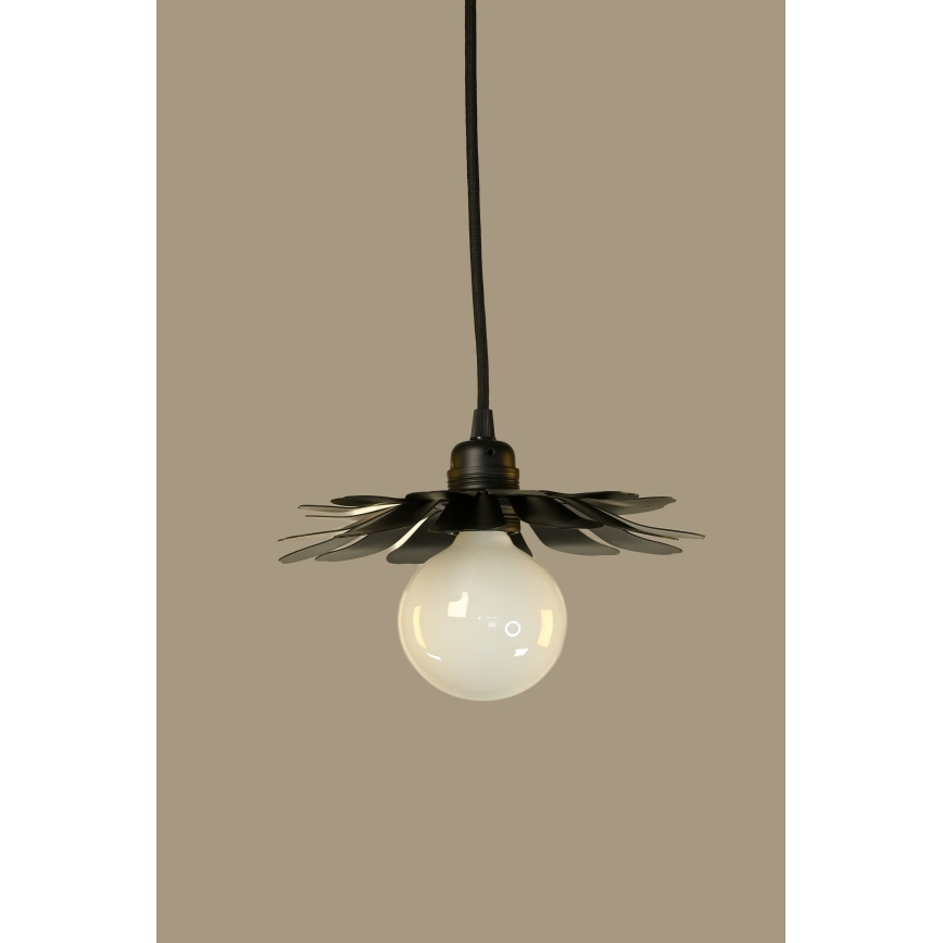 Bohemia-Design - Suspension sur câble 1xE27/60W/230V noir