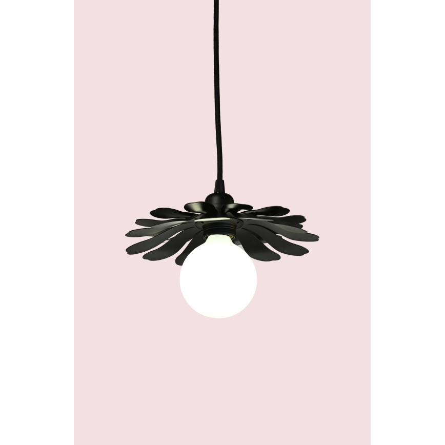 Bohemia-Design - Suspension sur câble 1xE27/60W/230V noir