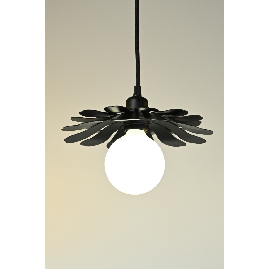 Bohemia-Design - Suspension sur câble 1xE27/60W/230V noir