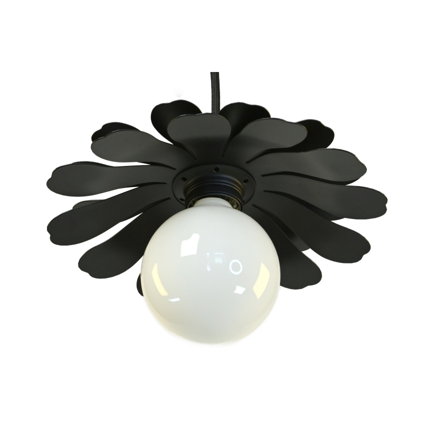 Bohemia-Design - Suspension sur câble 1xE27/60W/230V noir