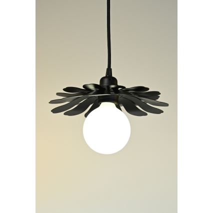 Bohemia-Design - Suspension sur câble 1xE27/60W/230V noire