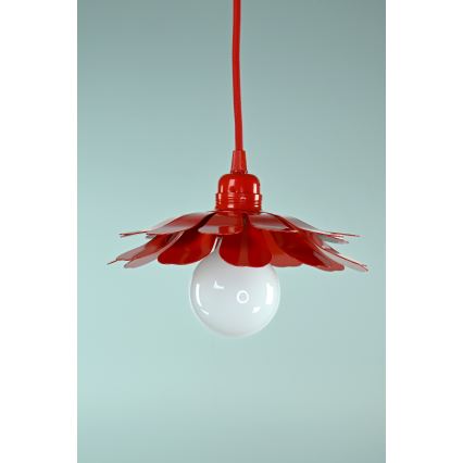Bohemia-Design - Suspension sur câble 1xE27/60W/230V rouge