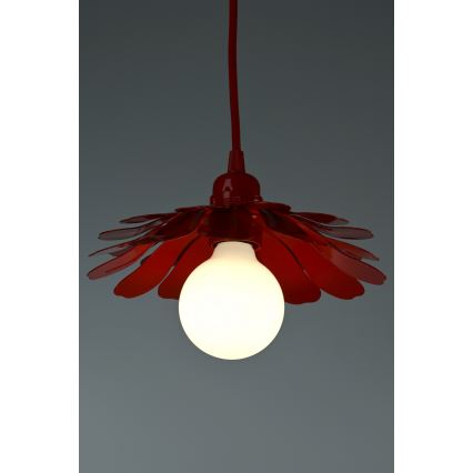 Bohemia-Design - Suspension sur câble 1xE27/60W/230V rouge