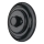 Bohemia-Design - Variateur d'intensité rotatif rétro en porcelaine avec cadre 250V/10A noir