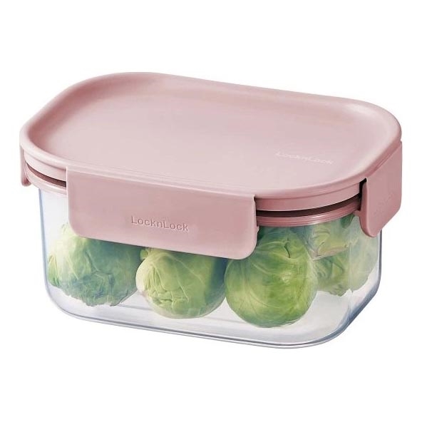 Boîte alimentaire CLASSIC PLUS 385 ml, rose/transparent