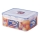 Boîte alimentaire LOCK 5,5 l bleue/transparente