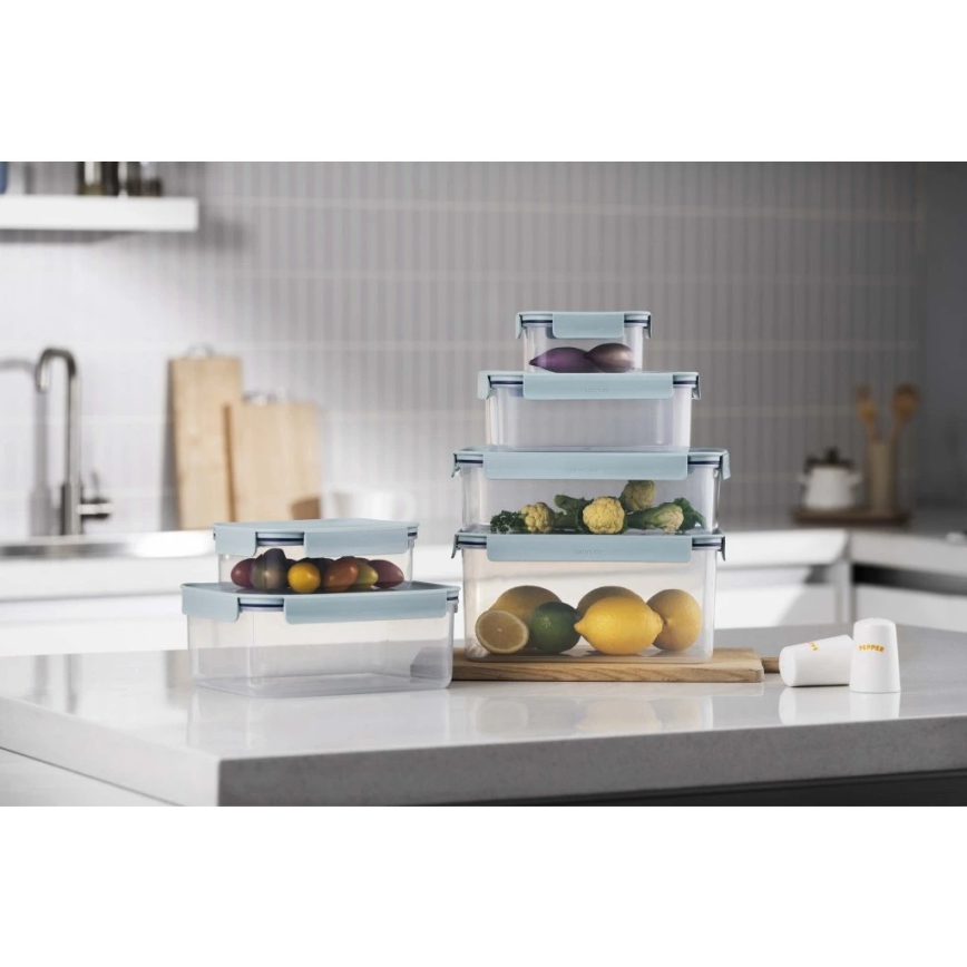 Boîte de conservation alimentaire CLASSIC PLUS 1,25 l bleu/transparent