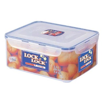 Boîte de conservation alimentaire LOCK 5,5 l bleue/transparente