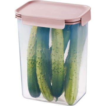 Boîte de conservation CLASSIC PLUS 4 l rose/transparent
