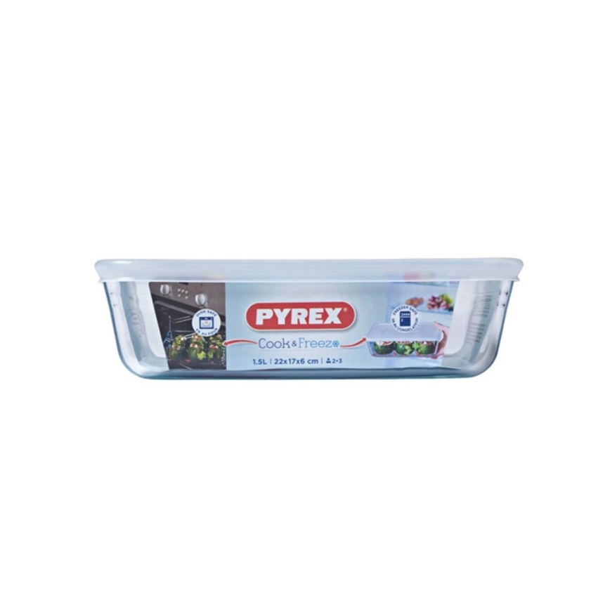 Boîte de conservation en verre PYREX 1,5 l