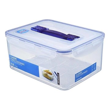 Boîte de conservation pour aliments LOCK 6,5 l, bleue/transparente
