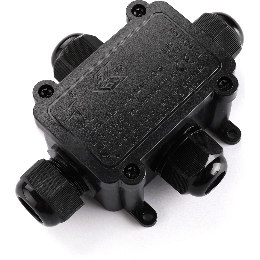 Boîte de jonction étanche 24A/230V IP68