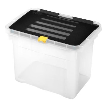 Boîte de rangement 9 l noir