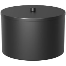 Boîte de rangement en métal 12x17,5 cm noir