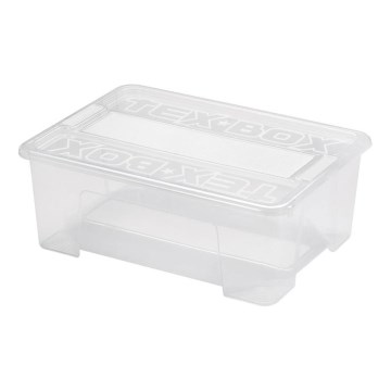 Boîte de rangement TEX BOX 10 l transparente