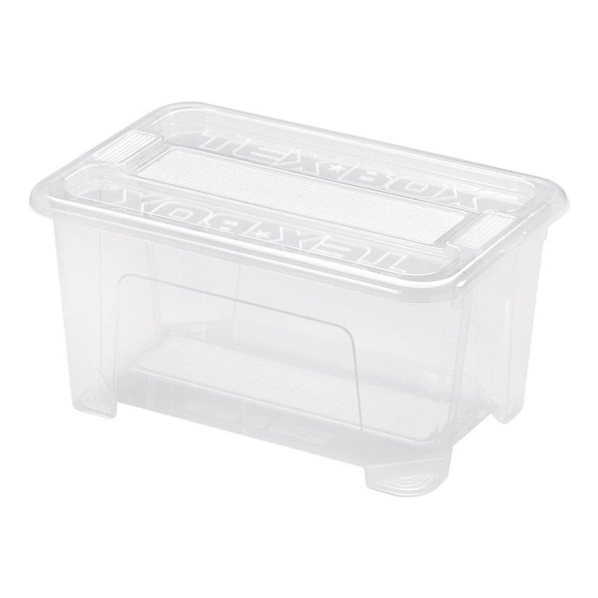 Boîte de rangement TEX BOX 4,5 l transparente