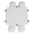Boîtier de dérivation étanche IP68 blanc