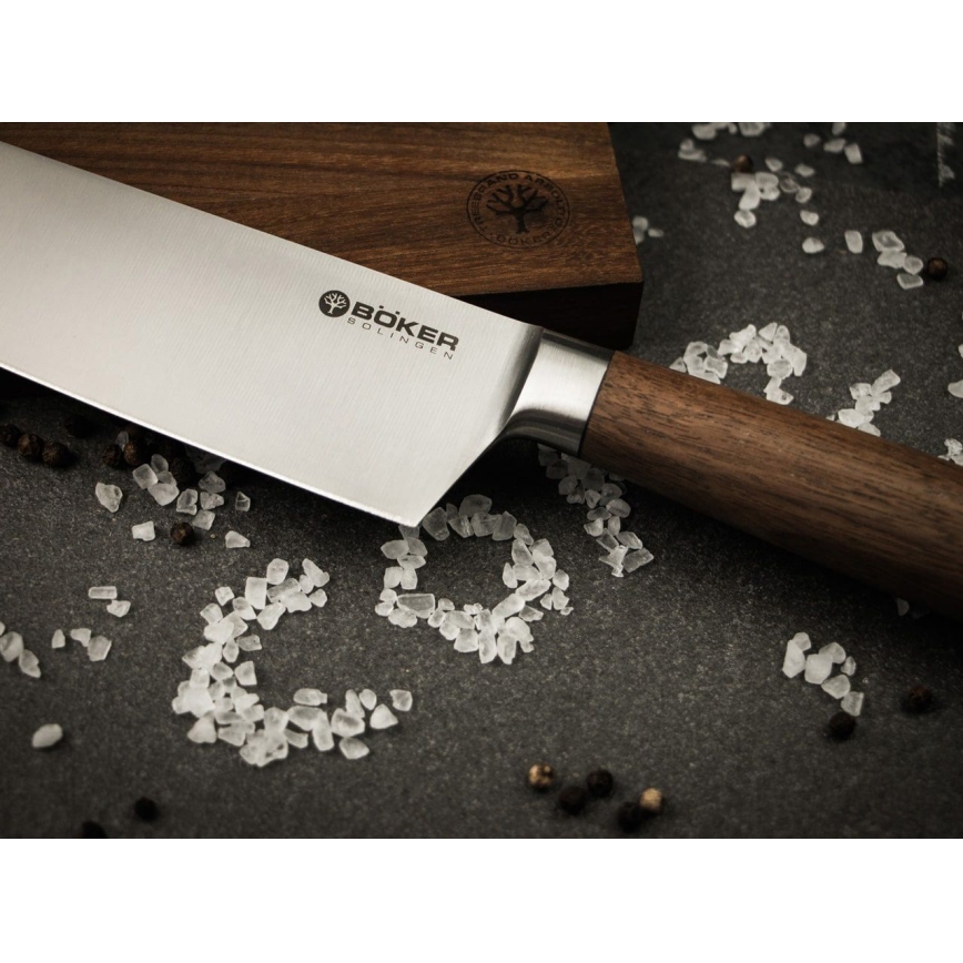 Böker - Couteau de cuisine CORE 16 cm en noyer