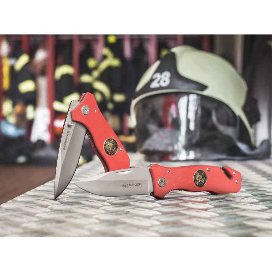 Böker - Couteau de poche Magnum Fire Brigade 20,7 cm