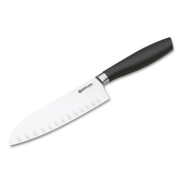 Böker - Couteau santoku de cuisine CORE PROFESSIONAL 16,5 cm noir