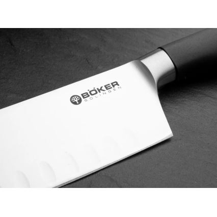 Böker - Couteau santoku de cuisine CORE PROFESSIONAL 16,5 cm noir