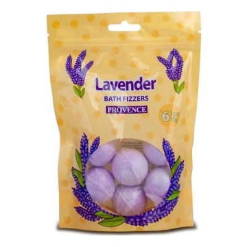 Bombe effervescente pour le bain PROVENCE 6 pcs lavande