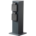 Borne prises électriques extérieure NASTO 2Z Type E 230V IP44 anthracite