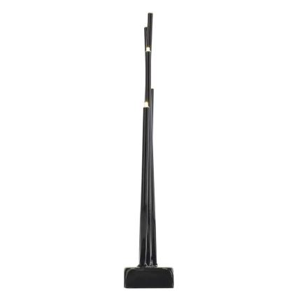 Bougeoir de Noël LED 6xLED/2xAA noir