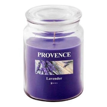 Bougie parfumée LAVANDE 510 g, 85 à 95 heures
