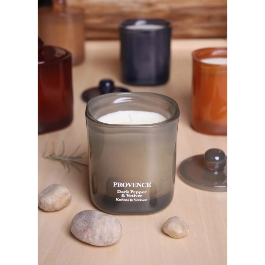 Bougie parfumée Poivre noir & vétiver — 180 g, 25 heures