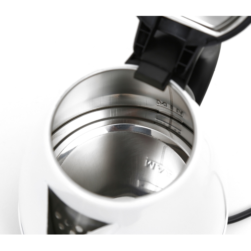 Bouilloire 1,2 l 1000W/230V blanche
