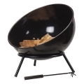 Brasero portable noir