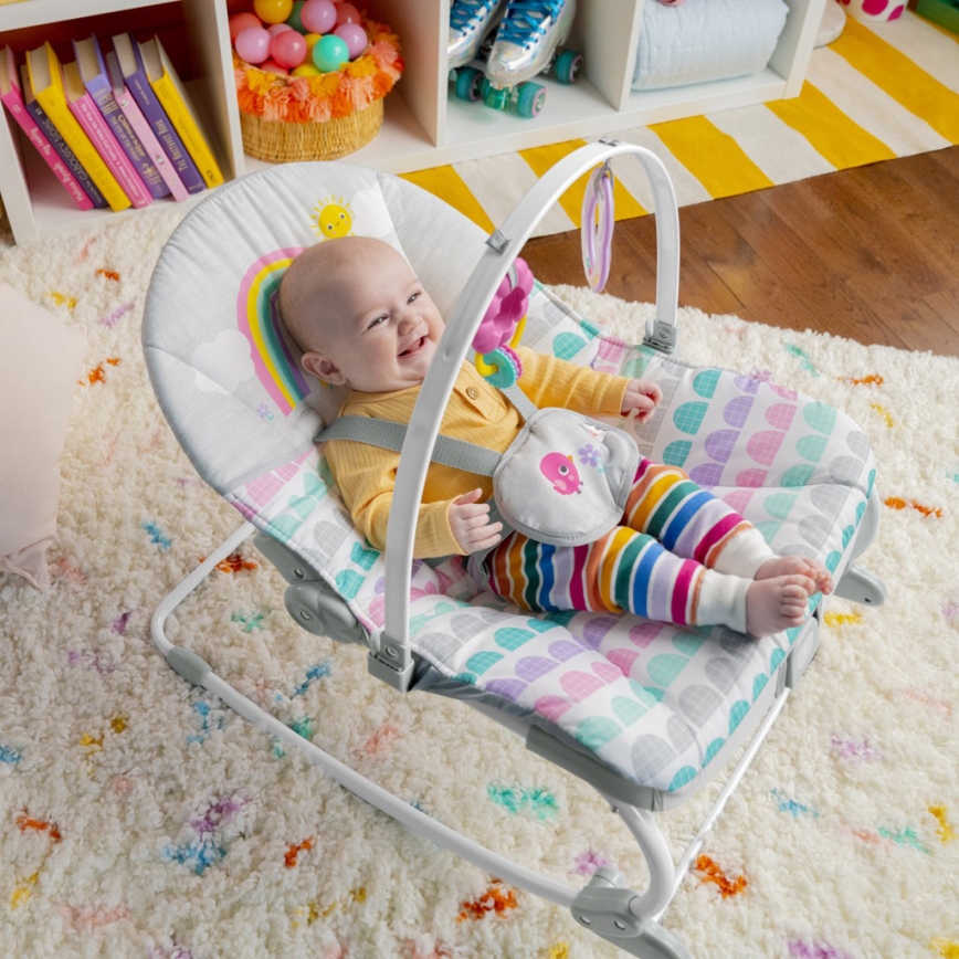 Bright Starts - Berceuse vibrante pour bébé ROSY RAINBOW 1xLR14