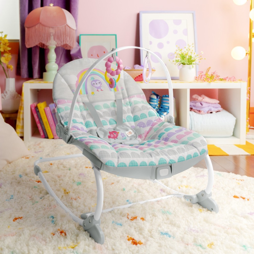Bright Starts - Berceuse vibrante pour bébé ROSY RAINBOW 1xLR14