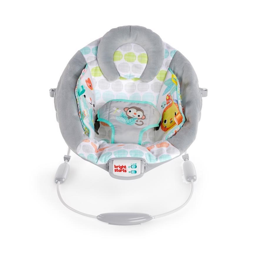 Bright Starts - Chaise longue vibrante pour enfants avec mélodie WHIMSICAL WILD