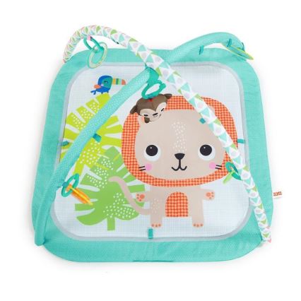 Bright Starts - Couverture pour enfants pour le jeu SAFARI turquoise