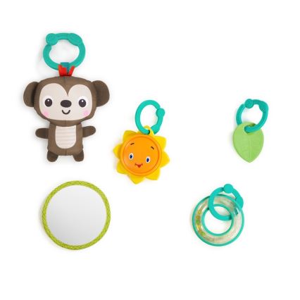 Bright Starts - Couverture pour enfants pour le jeu SAFARI turquoise