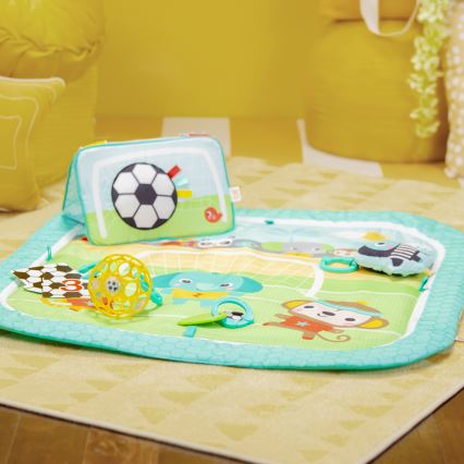 Bright Starts - Tapis d'éveil pour bébé OBALL GRIP & KICK 3xAA