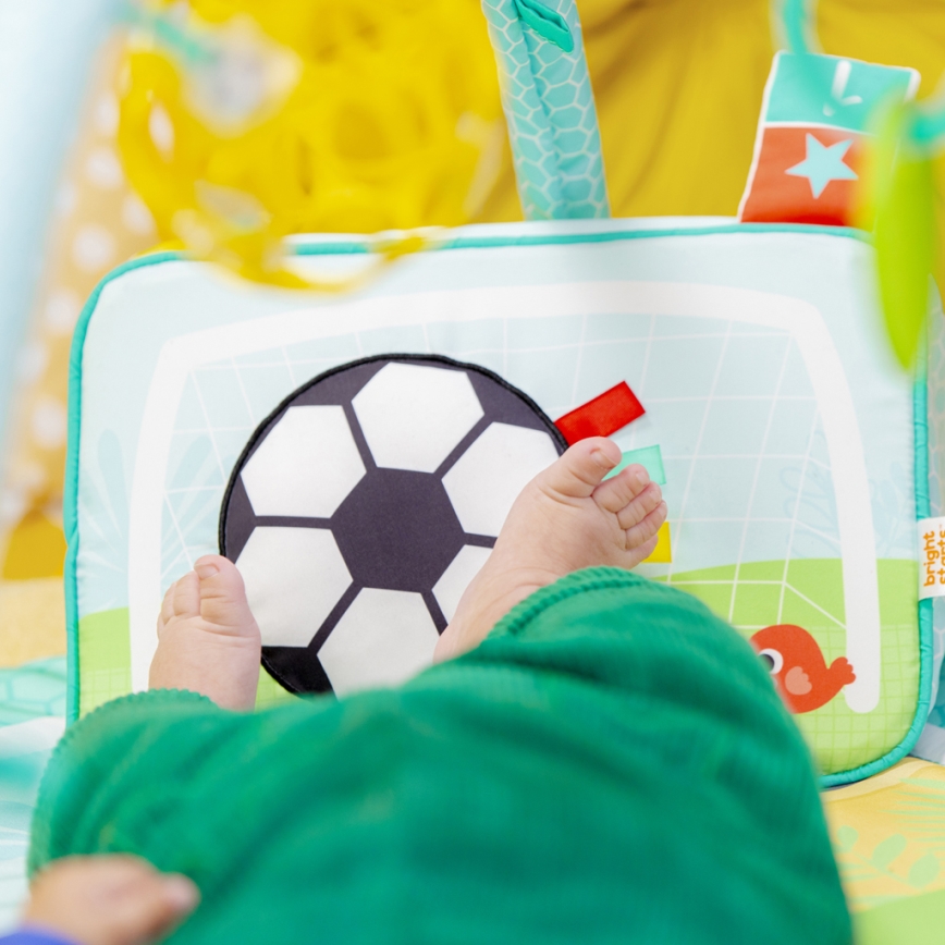 Bright Starts - Tapis d'éveil pour bébé OBALL GRIP & KICK 3xAA