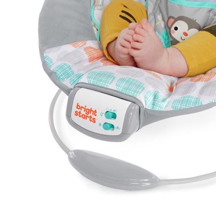 Bright Starts - Transat bébé vibrant avec mélodie WHIMSICAL WILD 3xLR14