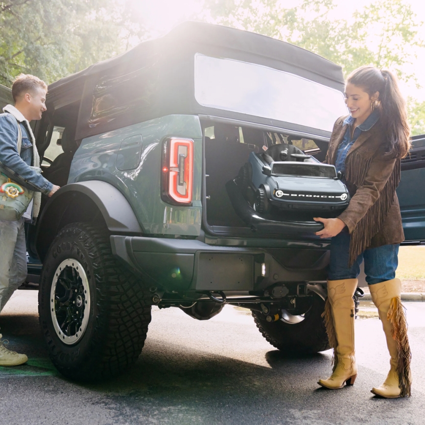 Bright Starts - Trotteur pour bébé FORD BRONCO 3xAA