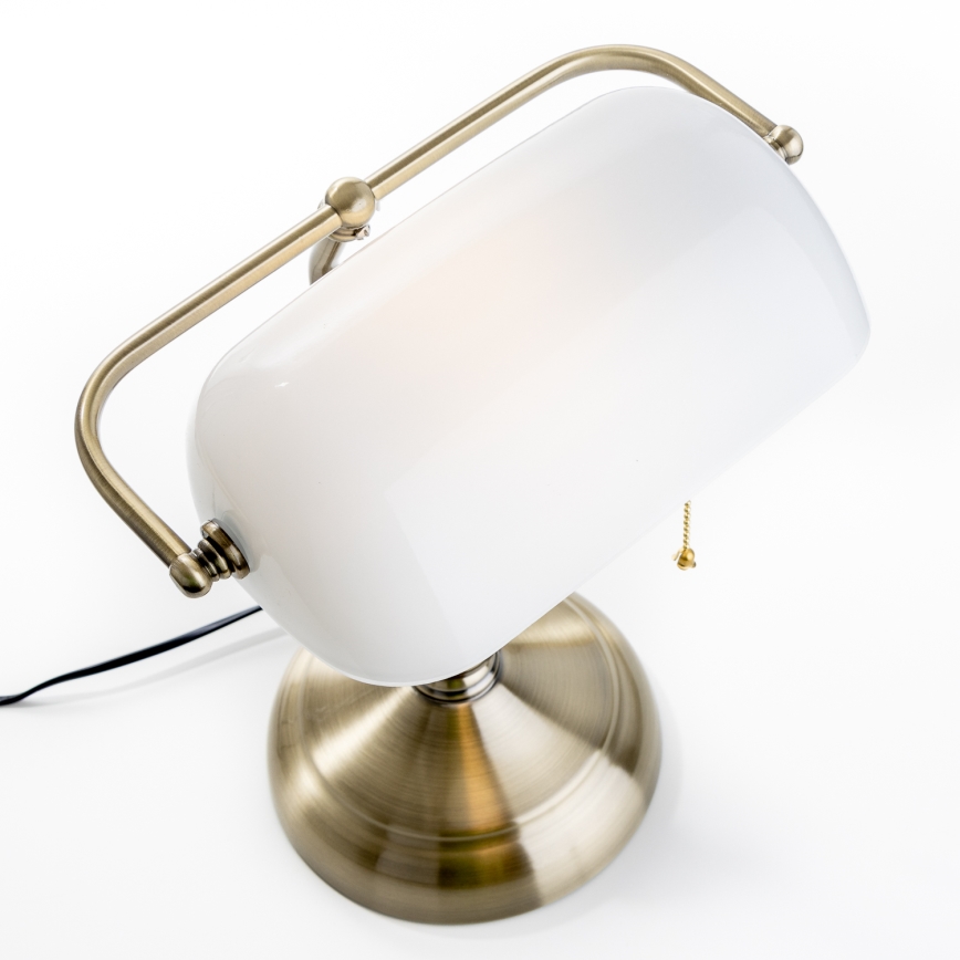 Brilagi - Abat-jour de rechange pour lampe de table BANK OFFICE blanc