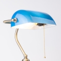Brilagi - Abat-jour de rechange pour lampe de table BANK OFFICE bleu