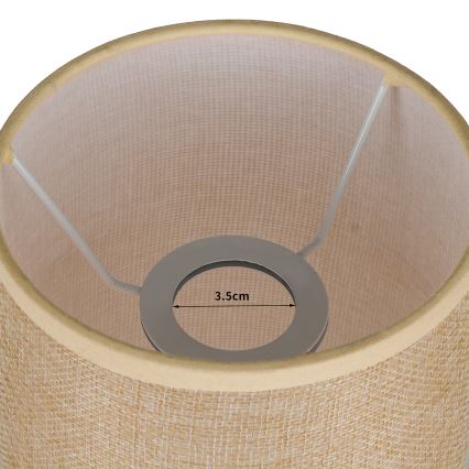 Brilagi - Abat-jour pour lampe de table TABLON E27 Ø 14 cm beige