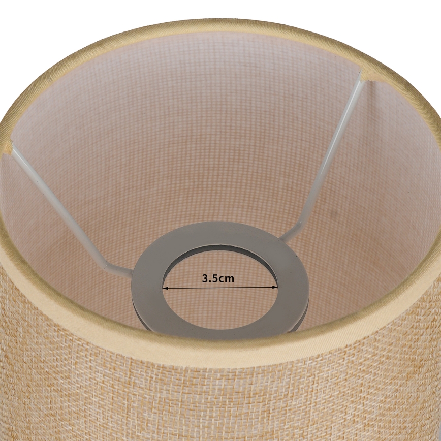 Brilagi - Abat-jour pour lampe de table TABLON E27 Ø 14 cm beige