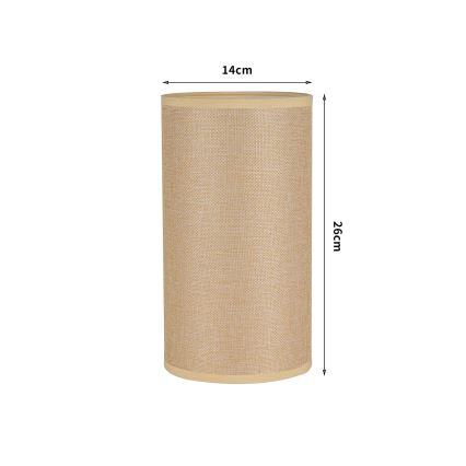 Brilagi - Abat-jour pour lampe de table TABLON E27 Ø 14 cm beige