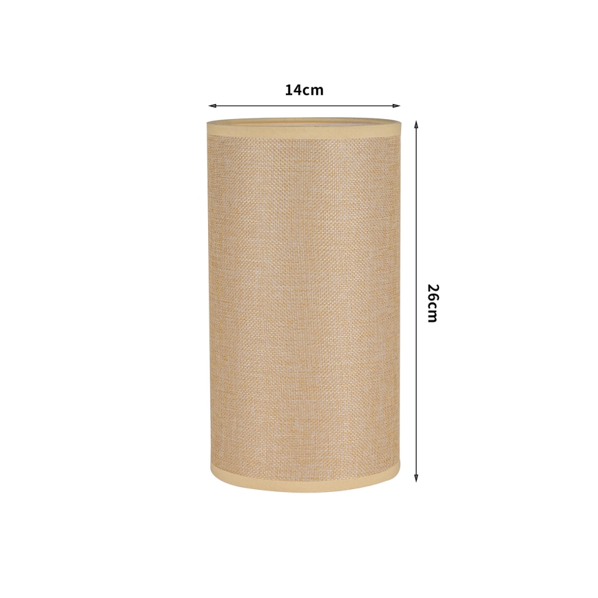 Brilagi - Abat-jour pour lampe de table TABLON E27 Ø 14 cm beige