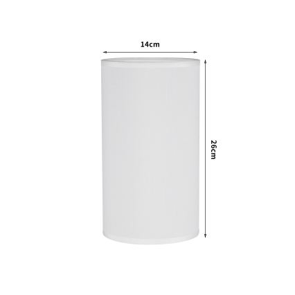 Brilagi - Abat-jour pour lampe de table TABLON E27 Ø 14 cm blanc