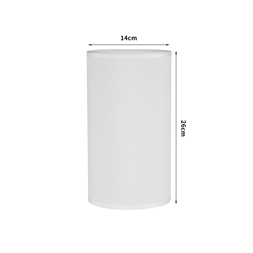 Brilagi - Abat-jour pour lampe de table TABLON E27 Ø 14 cm blanc